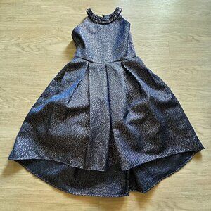 Rare Editions blue and silver dress 16